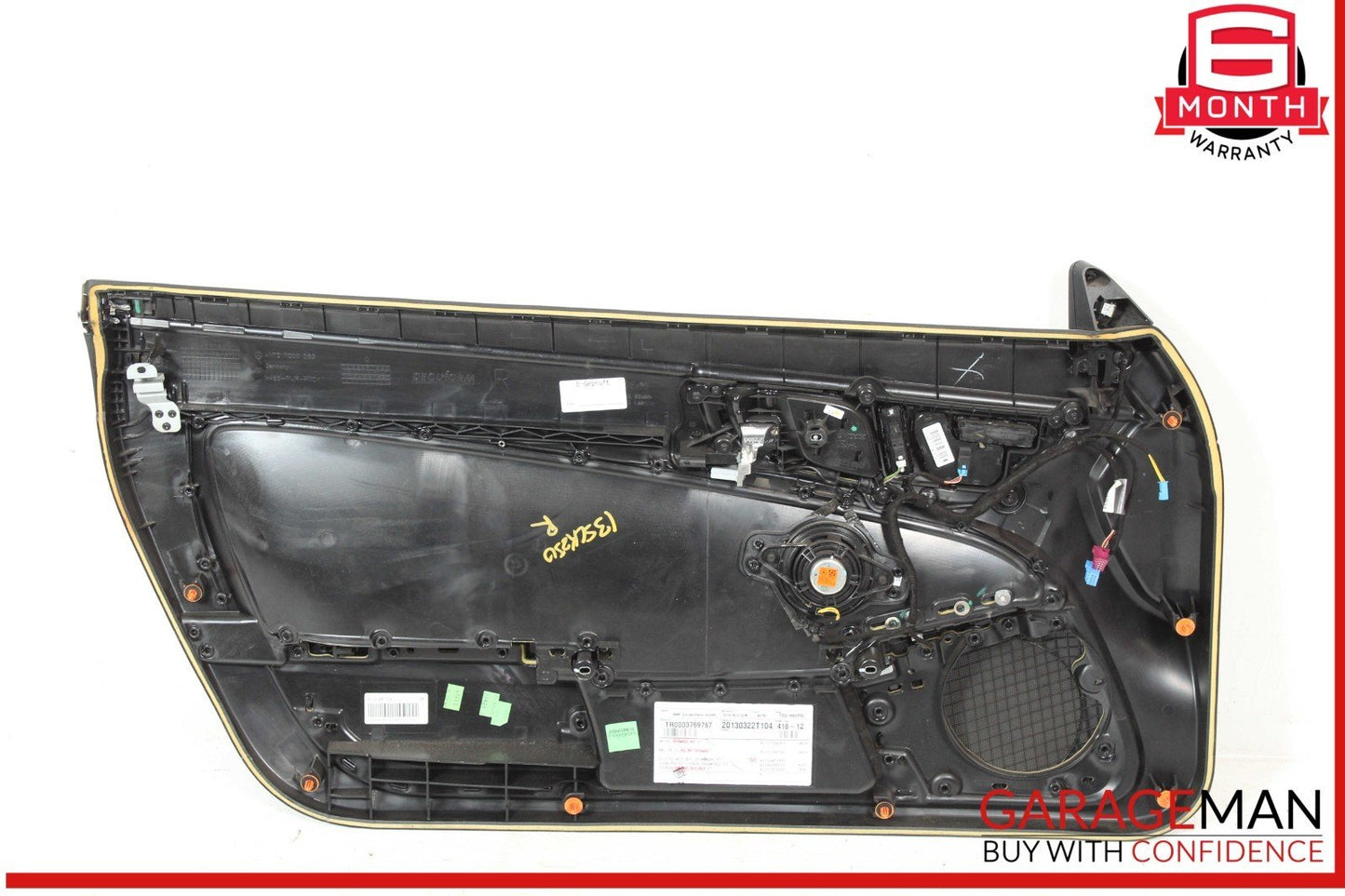 12-16 Mercedes R172 SLK250 SLK300 Front Right Interior Door Panel Black OEM