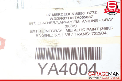 07-14 Mercedes W221 S550 CL550 Rear Left or Right Side Upper Control Arm OEM