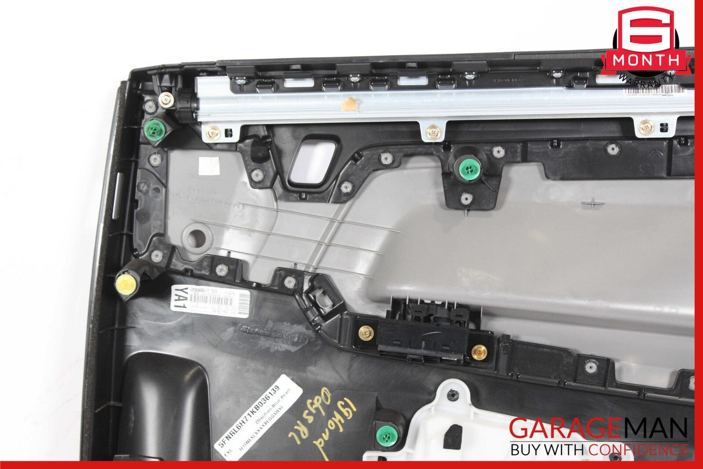 18-23 Honda Odyssey Rear Left Driver Side Interior Door Panel Assembly OEM