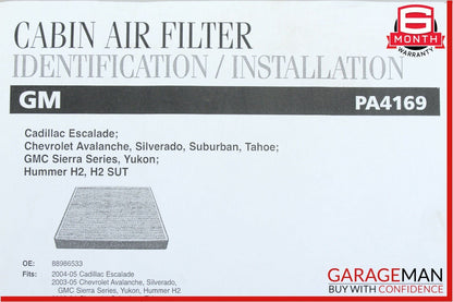 Baldwin Cabin Air Filter PA4169