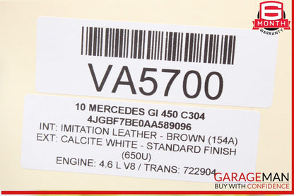 05-15 Mercedes X164 GL450 CLK350 C230 Engine Motor Air Valve 0021408360 OEM