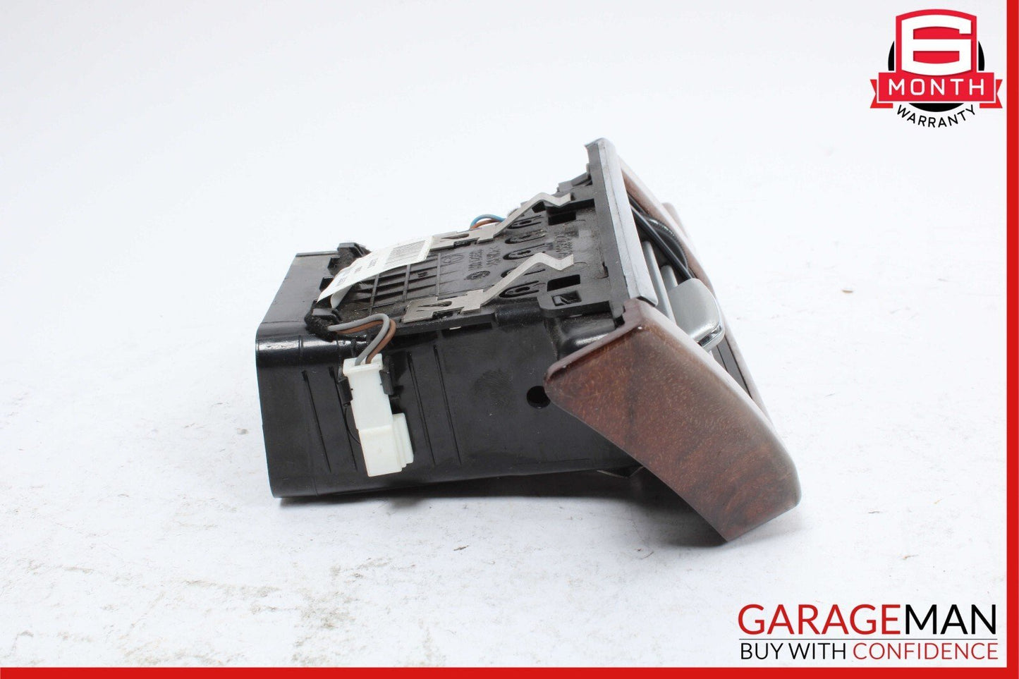 10-13 Mercedes W212 E350 E550 Front Left Side Dash AC A/C Air Vent Trim Wood