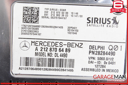 10-17 Mercedes X166 GL350 E350 Sirius Satellite Radio Receiver Module Unit OEM