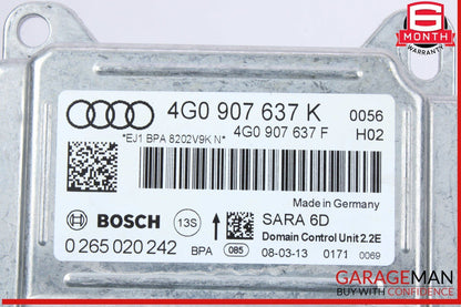 12-18 Audi A7 A6 Yaw Rate Accelerator Stability Speed Control Sensor 4G0907637K