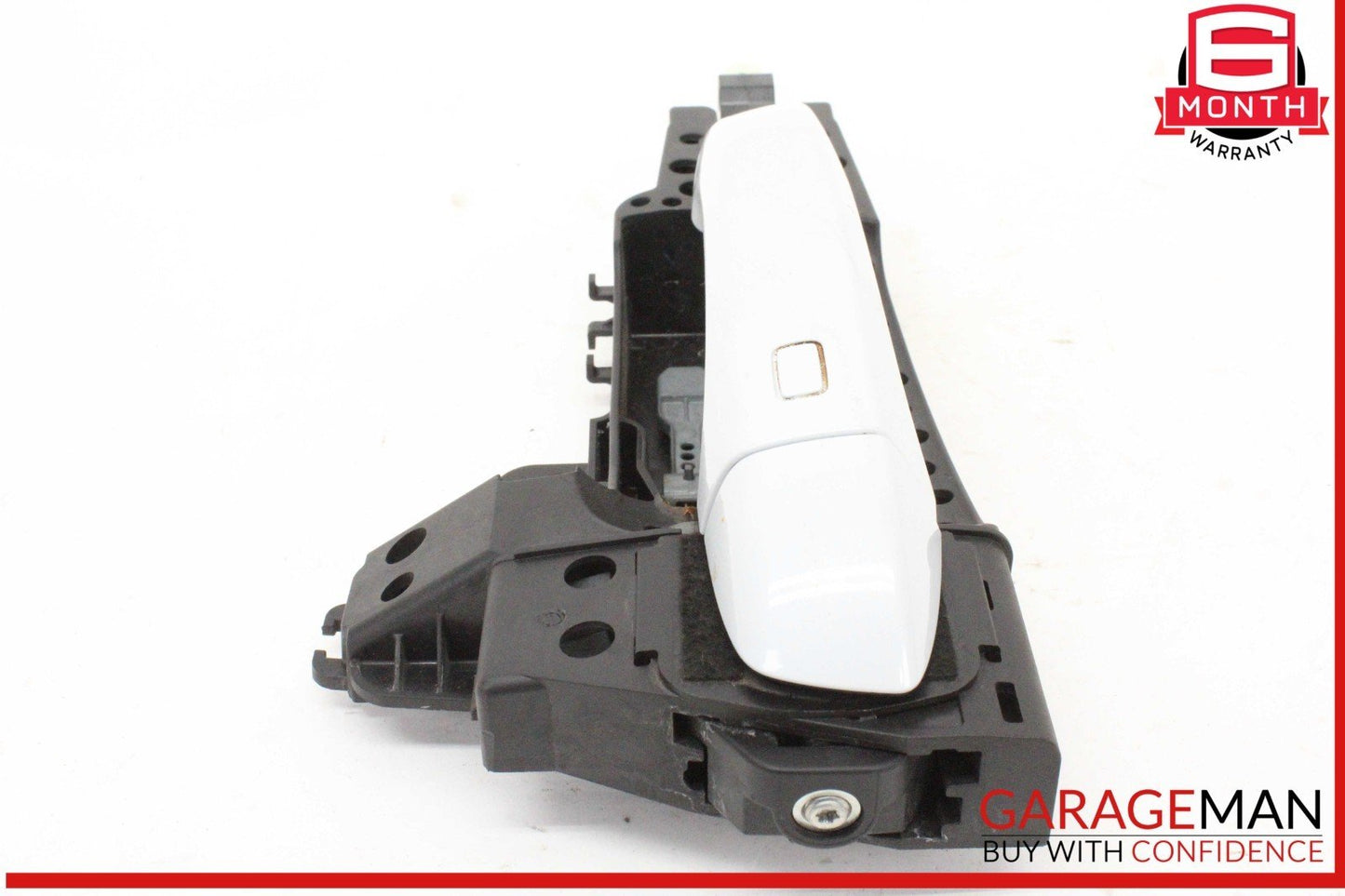 17-24 Audi Q7 Rear Left Driver Side Exterior Door Handle White 4M0837885A OEM