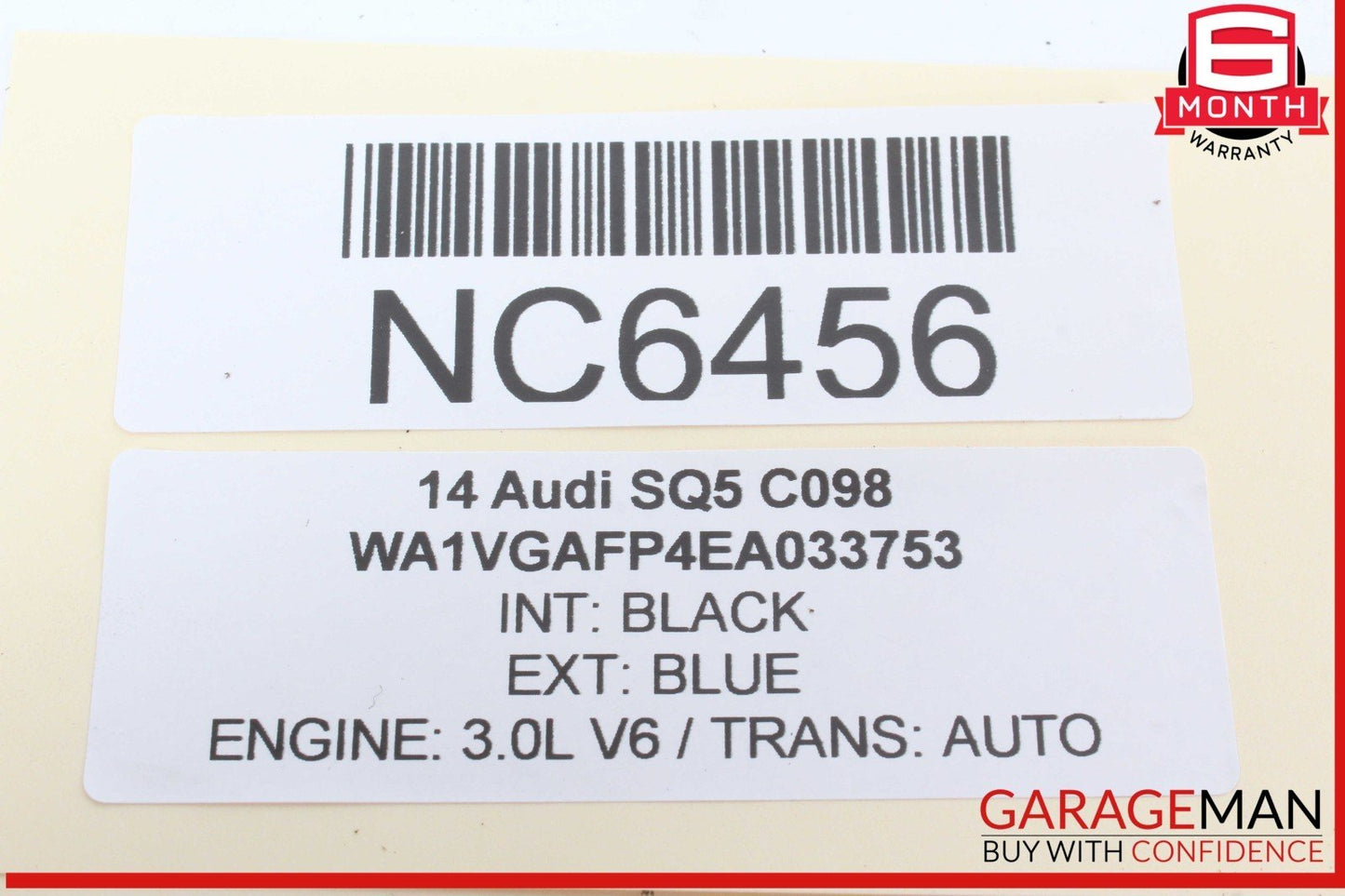 13-17 Audi SQ5 Rear View Parking Camera w/ Release Handle 5N0827566AA Genuine