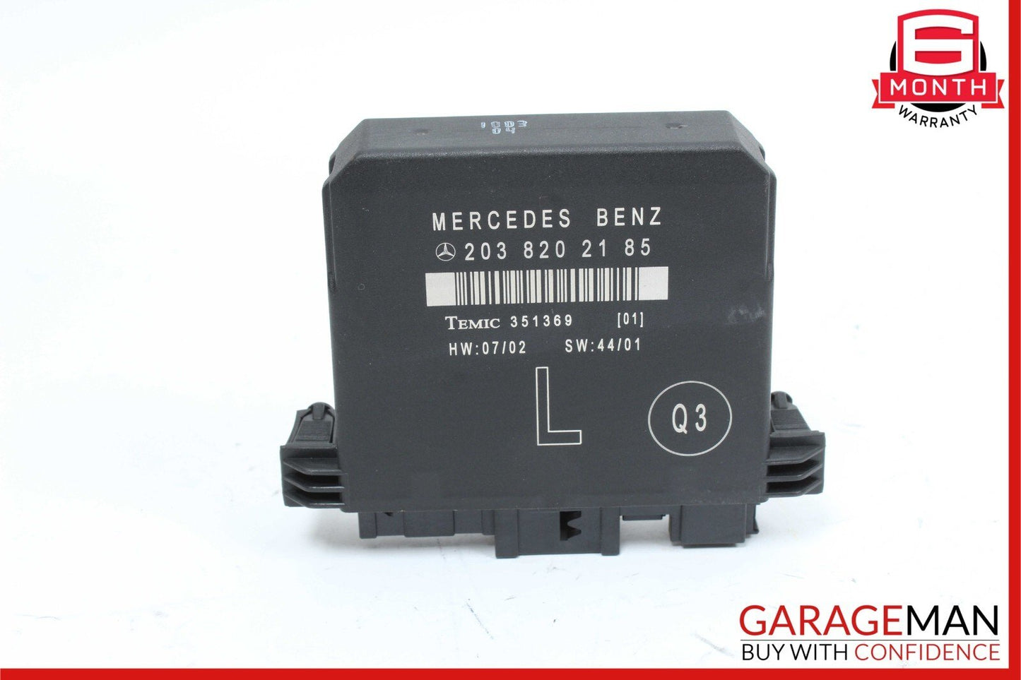 01-07 Mercedes W203 C230 Kompressor Rear Left Side Door Control Module Unit OEM