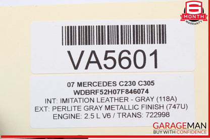 05-12 Mercedes W203 C230 C300 SL550 Lower Oil Pan 2720100128 OEM