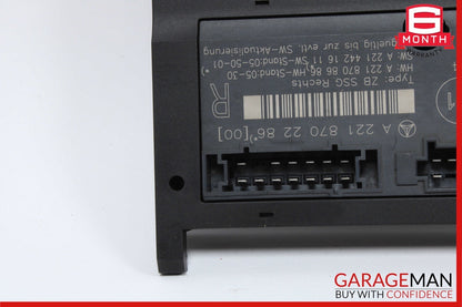 07-13 Mercedes W221 S550 S400 S350 Front Right Side Under Seat Control Unit