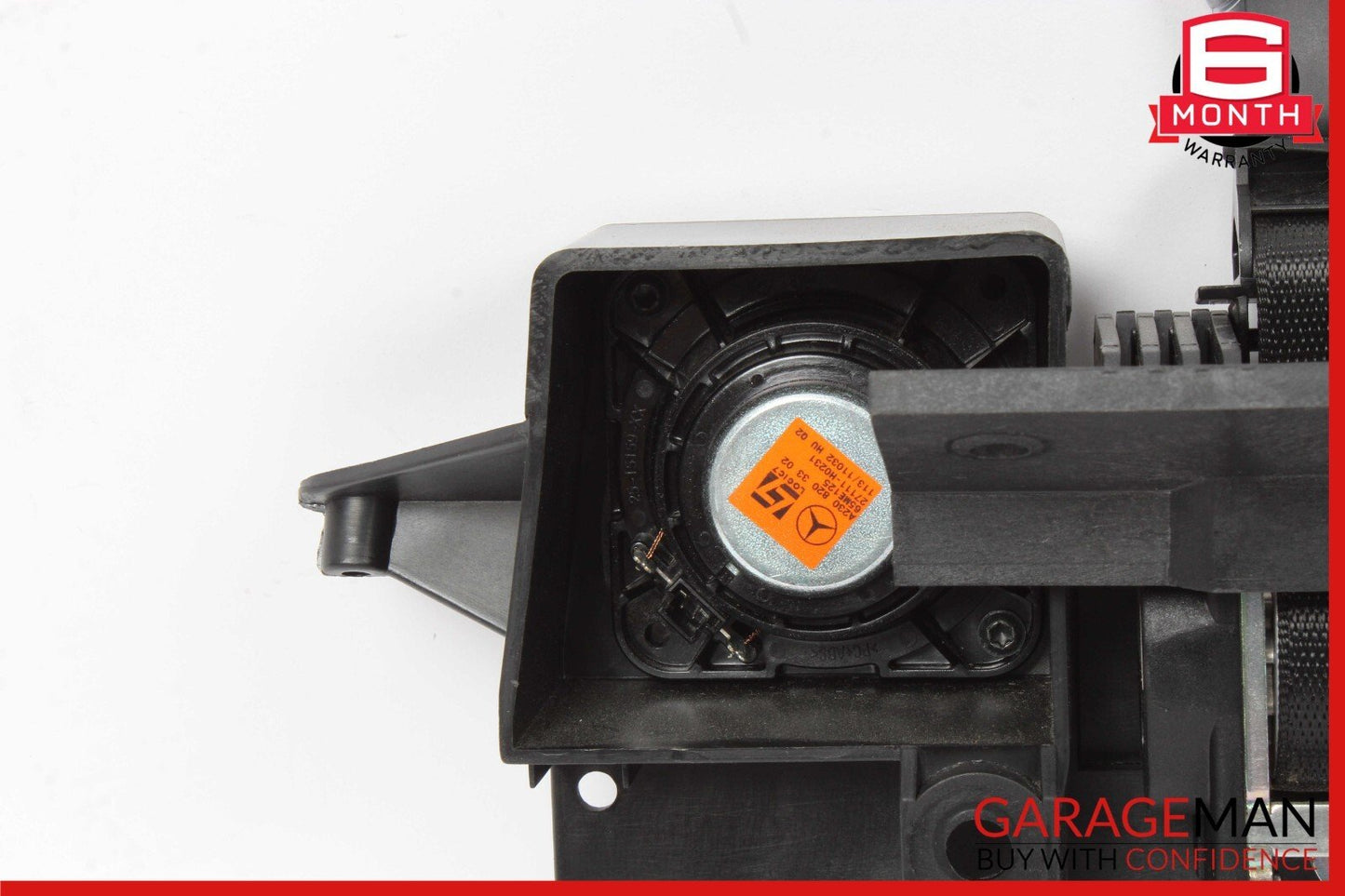 09-12 Mercedes R230 SL550 Rear Right Seat Belt Retractor Luggage w/Speaker OEM