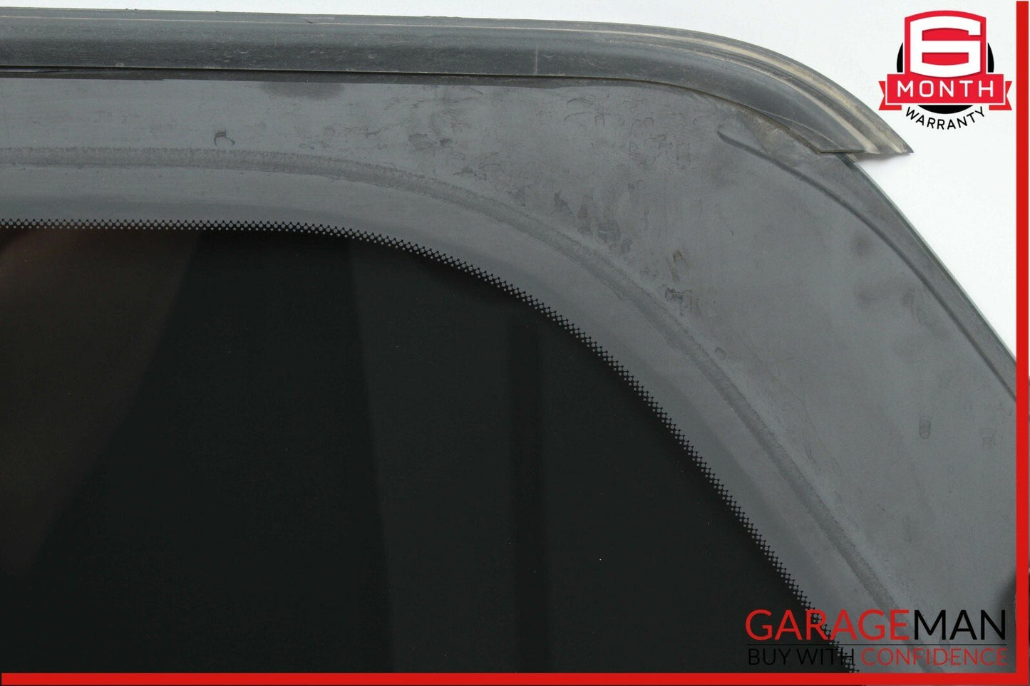 07-12 Mercedes X164 GL450 Rear Right Side Quarter Window Glass w/ Moulding Trim