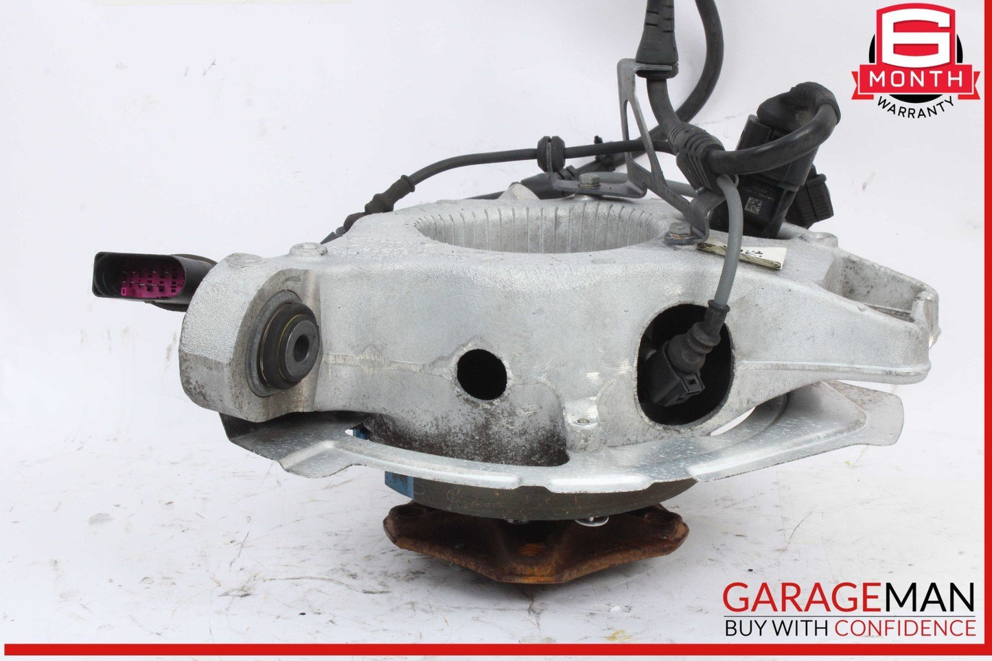 14-16 Porsche Panamera 970 E-Hybrid Rear Left Side Spindle Knuckle Wheel Hub OEM