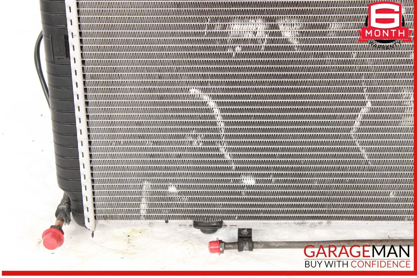 94-02 Mercedes R129 SL500 AC A/C Condenser Radiator Cooling Fan Shroud Motor OEM