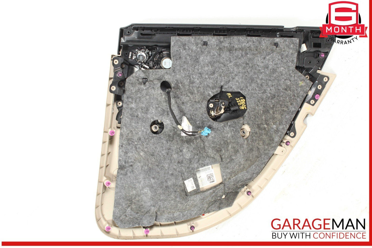 16-23 Mercedes X253 GLC350e GLS300 Rear Left Side Interior Door Trim Panel OEM
