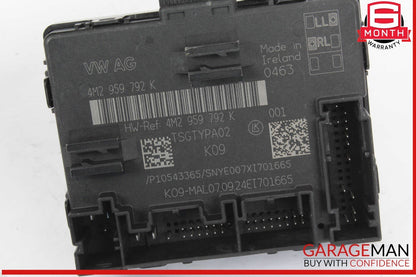 18-25 Audi Q5 Front Right Passenger Side Door Control Module Unit 4M2959792K OEM