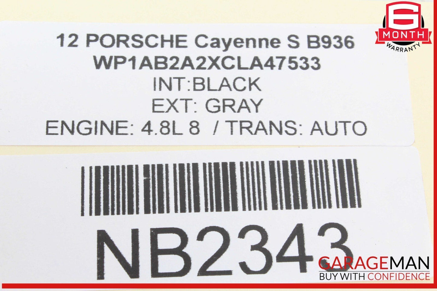 11-14 Porsche Cayenne S 958 Front Right Door Loom Harness Wire Wiring Assembly OEM