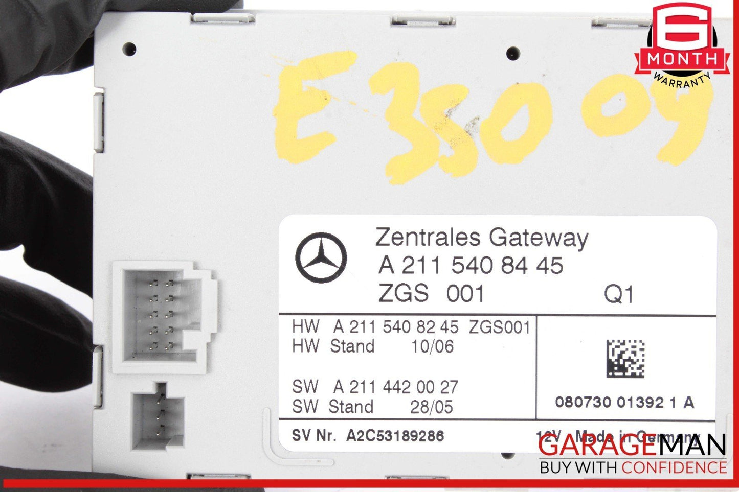 03-11 Mercedes W211 E350 E550 Central Gateway Control Module 2115408445 OEM