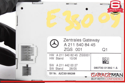 03-11 Mercedes W211 E350 E550 Central Gateway Control Module 2115408445 OEM