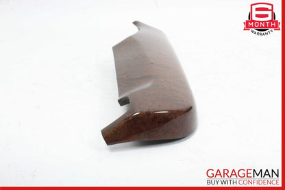 13-16 Maserati Quattroporte Front Left Dashboard Dash Cover Trim Panel Wood OEM