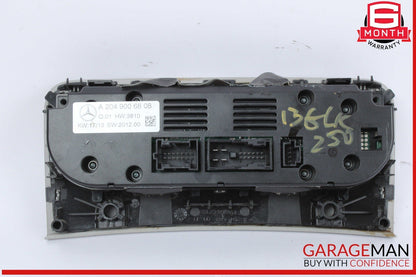 12-14 Mercedes X204 GLK250 C300 AC A/C Heater Climate Control w/ Trim OEM