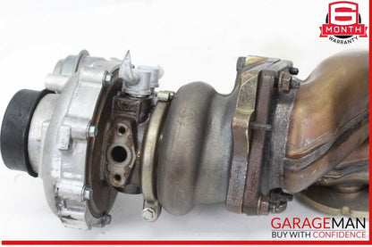11-18 Mercedes W222 S550 CL550 Left Side Turbocharger Turbo Charger Manifold OEM