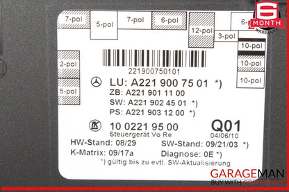 07-13 Mercedes W221 S550 S63 AMG Front Right Door Control Module 2219007501 OEM