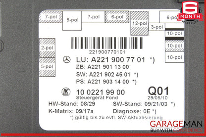 07-13 Mercedes W221 S550 S400 Rear Right or Left Side Door Control Module OEM