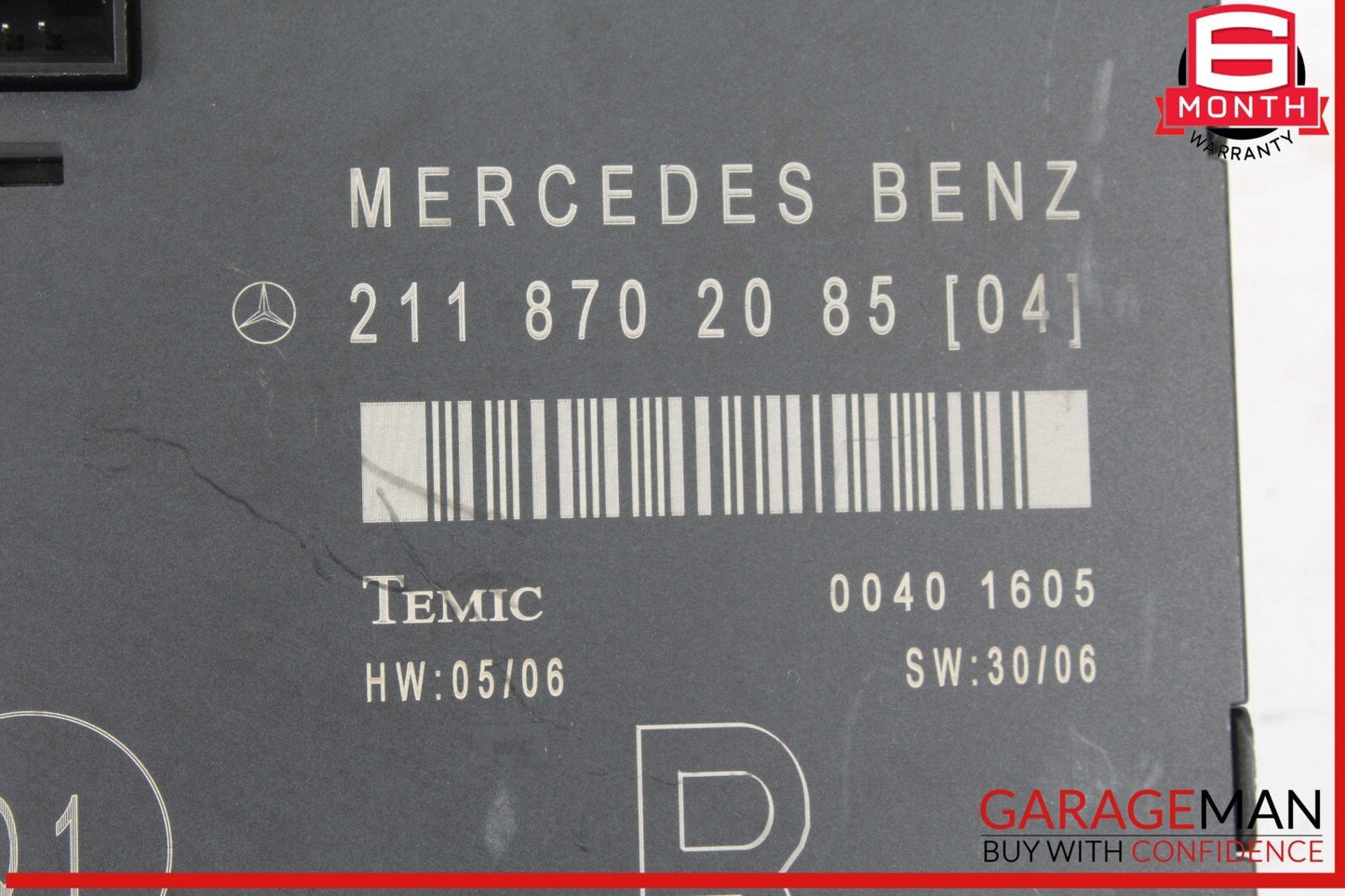 03-09 Mercedes W211 E350 E550 Front Right Passenger Door Control Module OEM