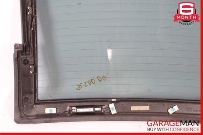 03-11 Mercedes R230 SL500 SL550 SL55 AMG Rear Back Windshield Window Glass Clear