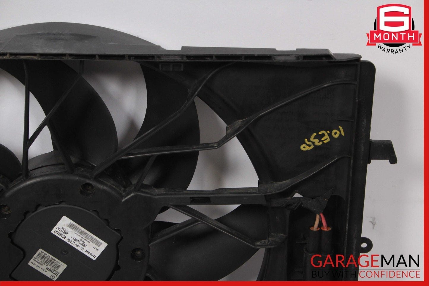 08-18 Mercedes GLK350 C350 Engine Radiator Cooling Fan Motor Shroud Assembly