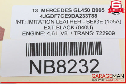 12-19 Mercedes X166 GL450 ML400 GLE350 Rear Left Side Door Control Module Unit