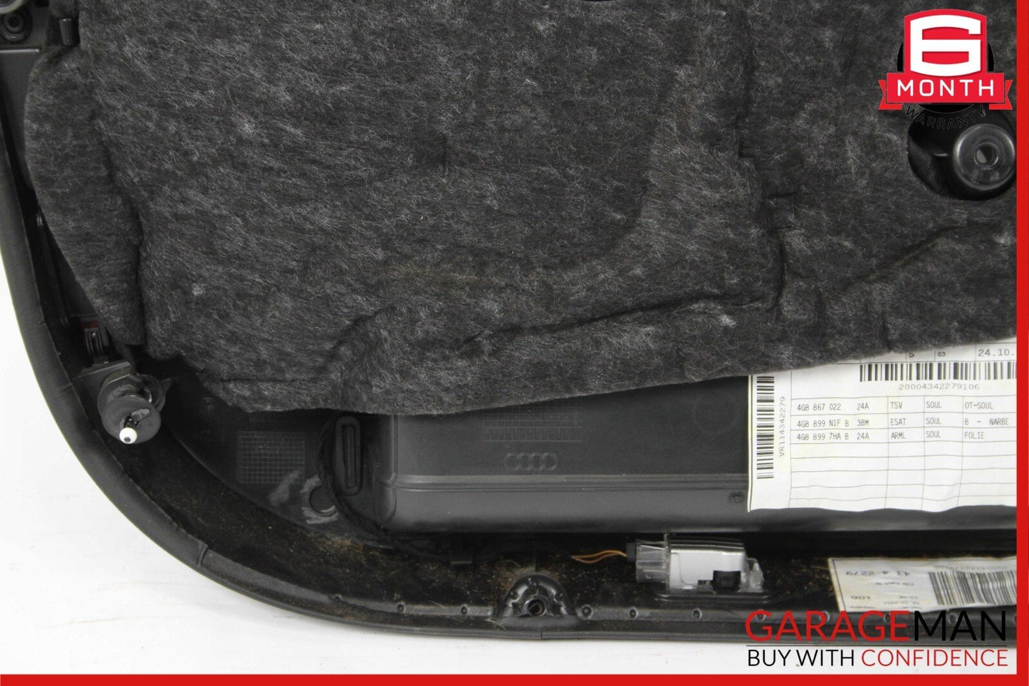 12-15 Audi A7 Front Right Passenger Side Interior Door Panel Trim Cover Assembly