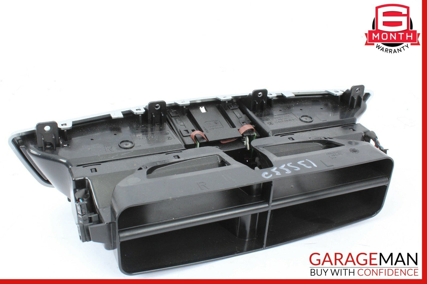 07-13 Mercedes W221 S550 S600 Dash Dashboard Air A/C Vent Trim Clock Assembly