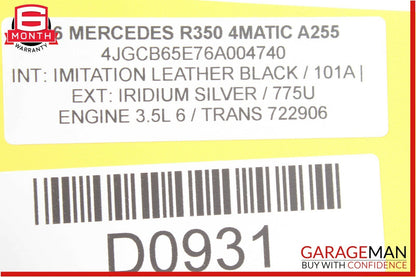 06-12 Mercedes W251 R350 GL450 Front Right Passenger Seat Motor 0390203002 OEM