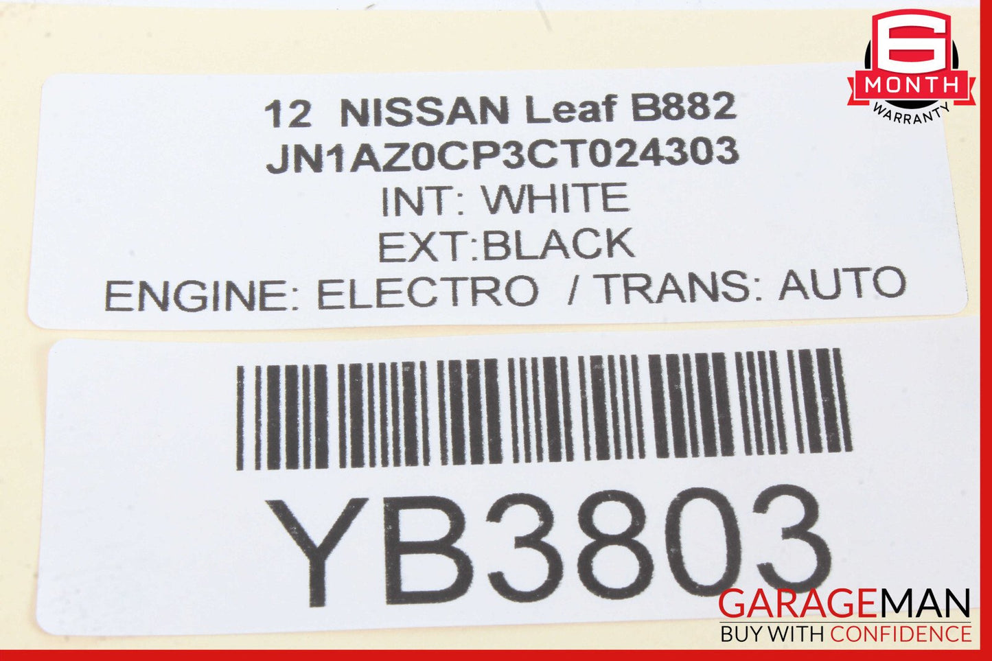 11-17 Nissan Leaf Front Right Door Window Switch OEM