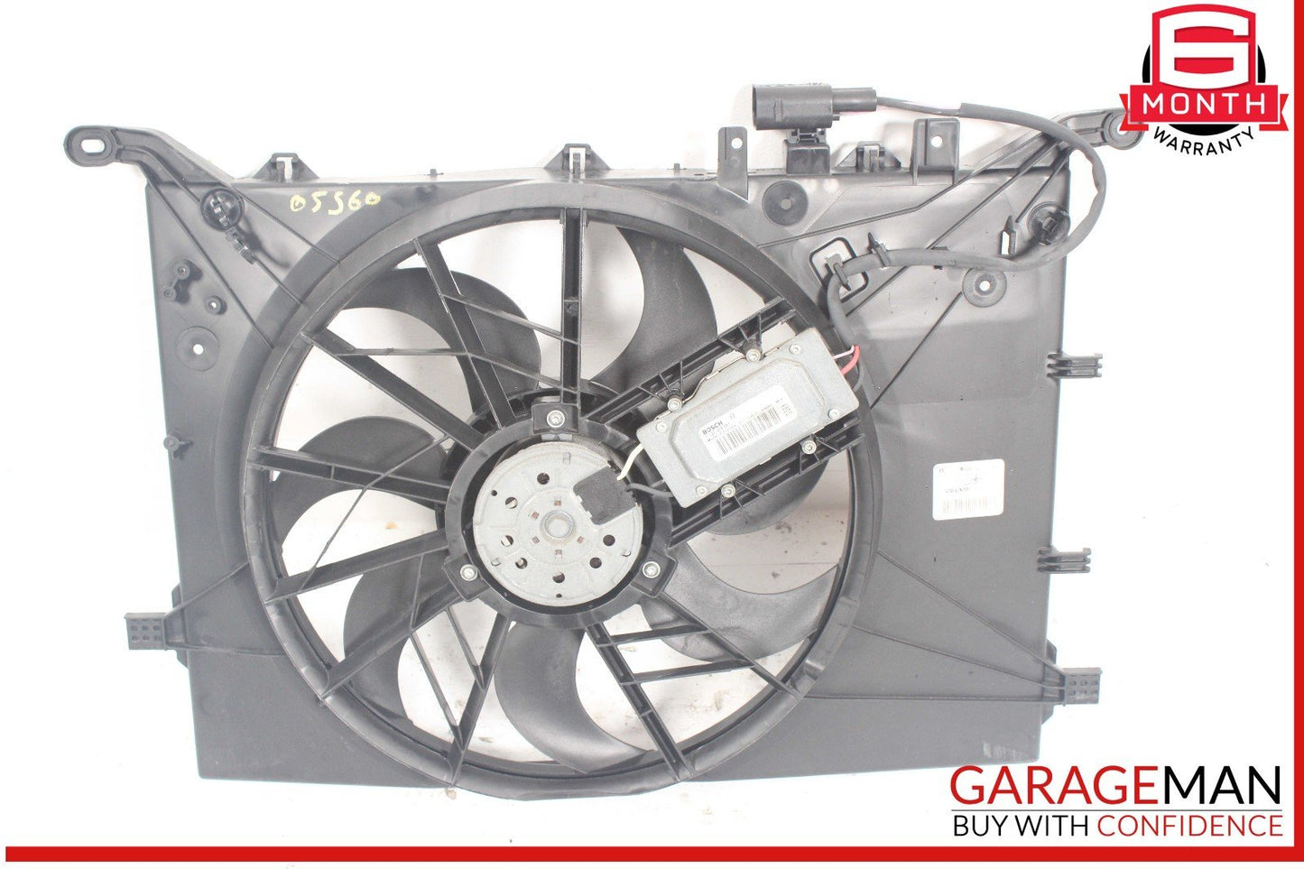 05â09 Volvo S60 Engine Radiator Cooling Fan Motor Assembly OEM