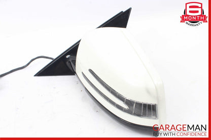 10-13 Mercedes W221 S63 AMG Front Left Driver Side Mirror Door Rear View White