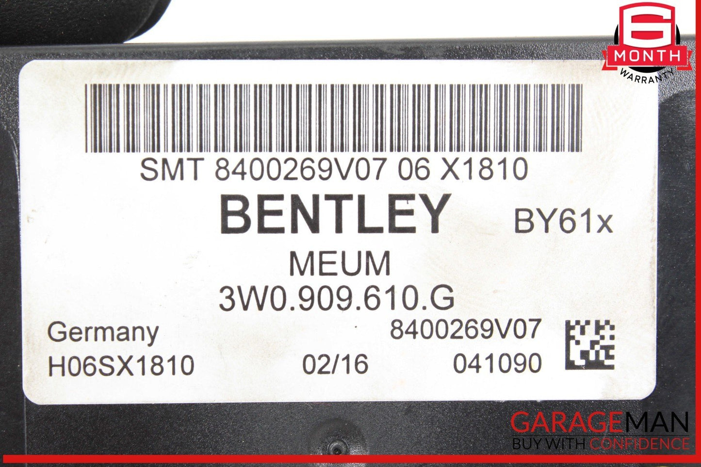 03-12 Bentley Continental GTC Trunk Lid Lock Release Control Load Module OEM