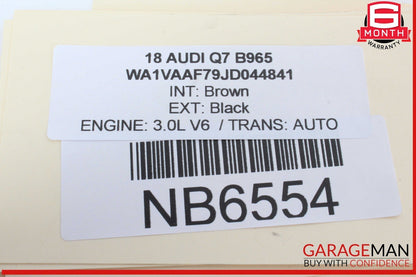 17-24 Audi Q7 Rear Left / Rear Right Upper Forward Control Arm 4M0505361G OEM