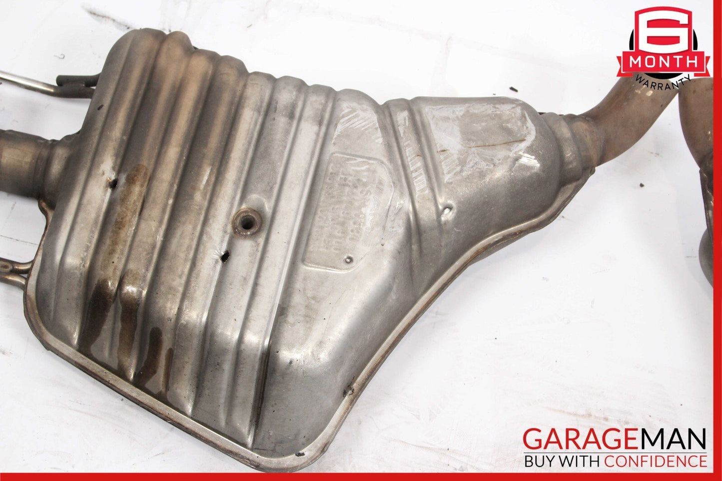 07-09 Mercedes W221 S550 S600 AMG Sport Rear Exhaust Muffler Tips Set of 2 Pc