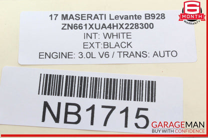 14-20 Maserati Levante Ghibli Front Right Seat Control Switch Module OEM
