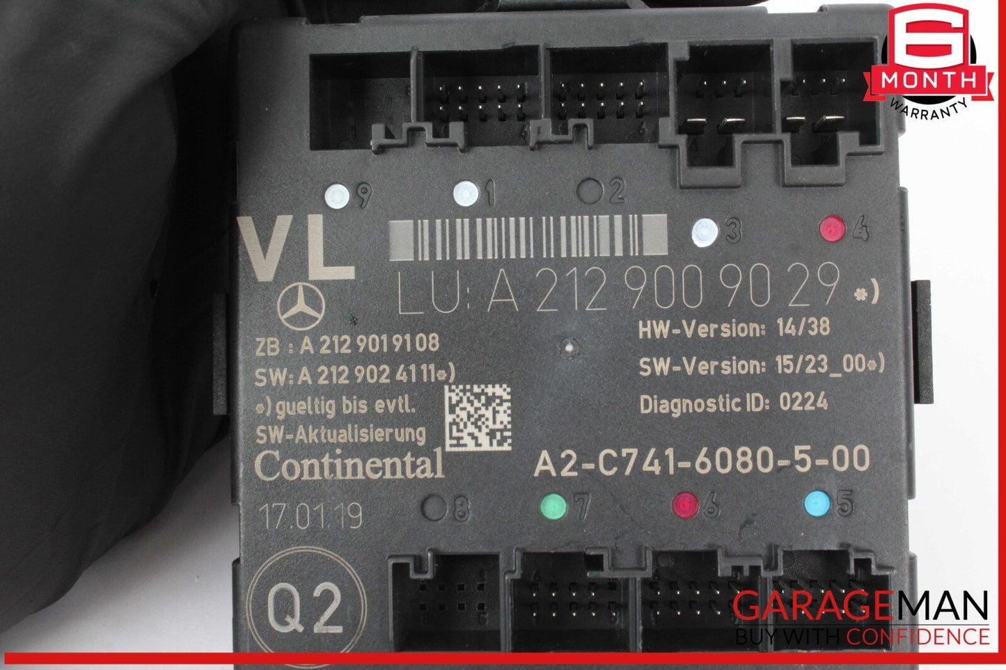 08-20 Mercedes R172 SLC300 C300 CLS550 Front Left Side Door Control Module