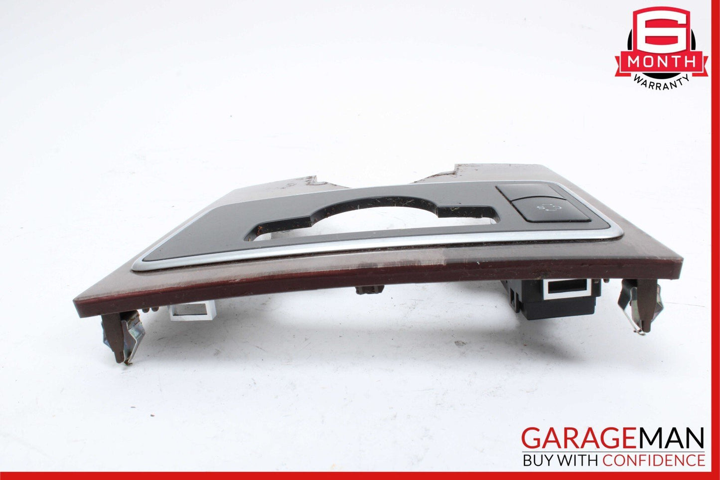 10-13 Mercedes W212 E350 E400 E550 Center Console Switch Trim Cover Bezel Wood