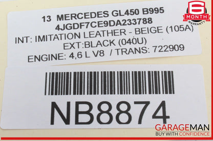 12-19 Mercedes X166 GL450 GL550 GLE400 Trunk Tailgate Close Button 2128210551