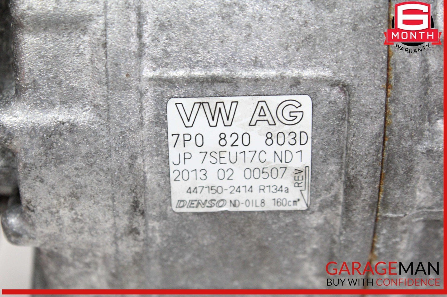 11-18 Porsche Cayenne 958 AWD Touareg 3.0L AC A/C Air Conditioning Compressor