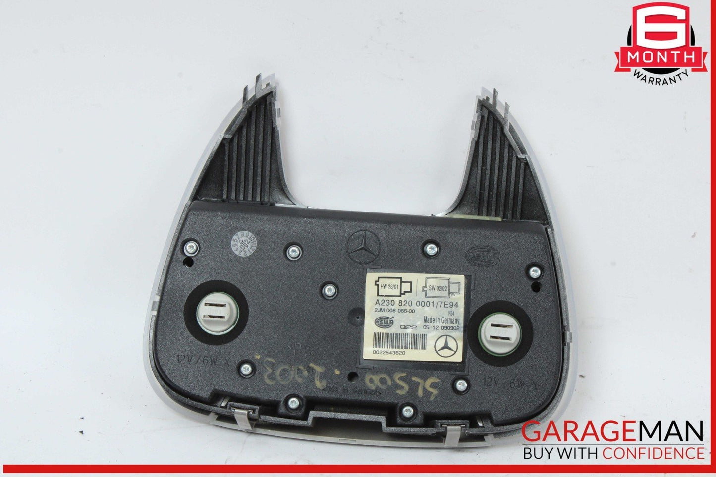 03-04 Mercedes R230 SL500 SL55 AMG Front Overhead Top Upper Dome Light Lamp OEM