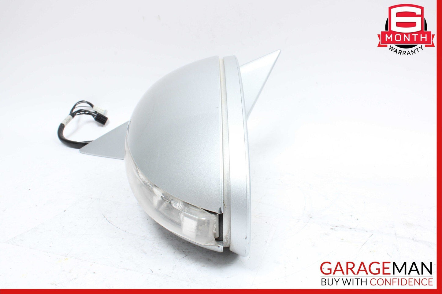 06-08 Mercedes W219 CLS500 Front Left Side Door Mirror Rear View Cubanite Silver