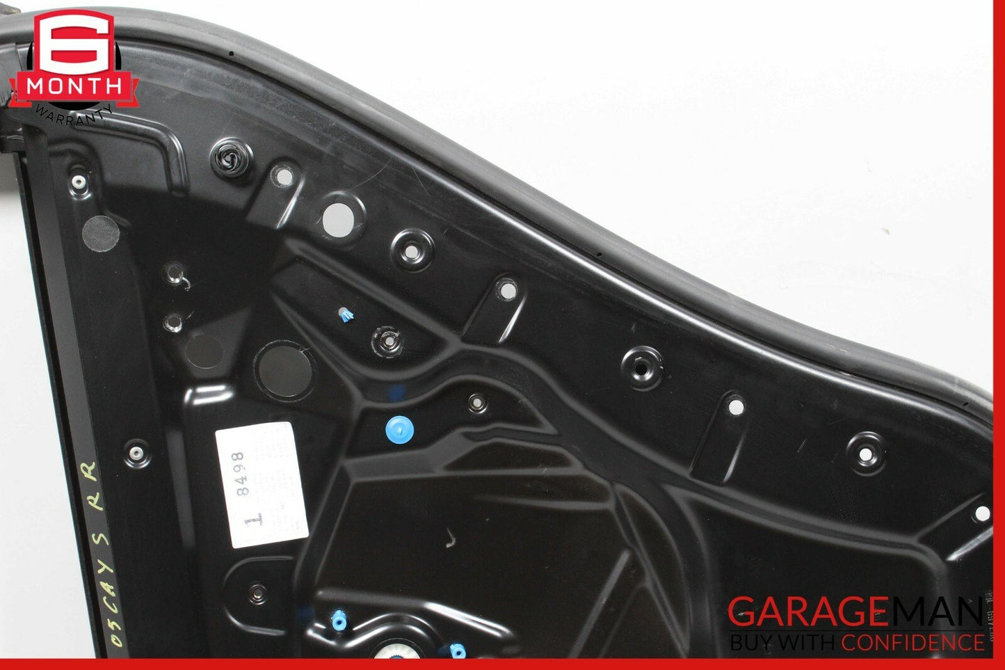 03-06 Porsche Cayenne 955 Rear Right Side Door Plate Window Frame Panel Assembly