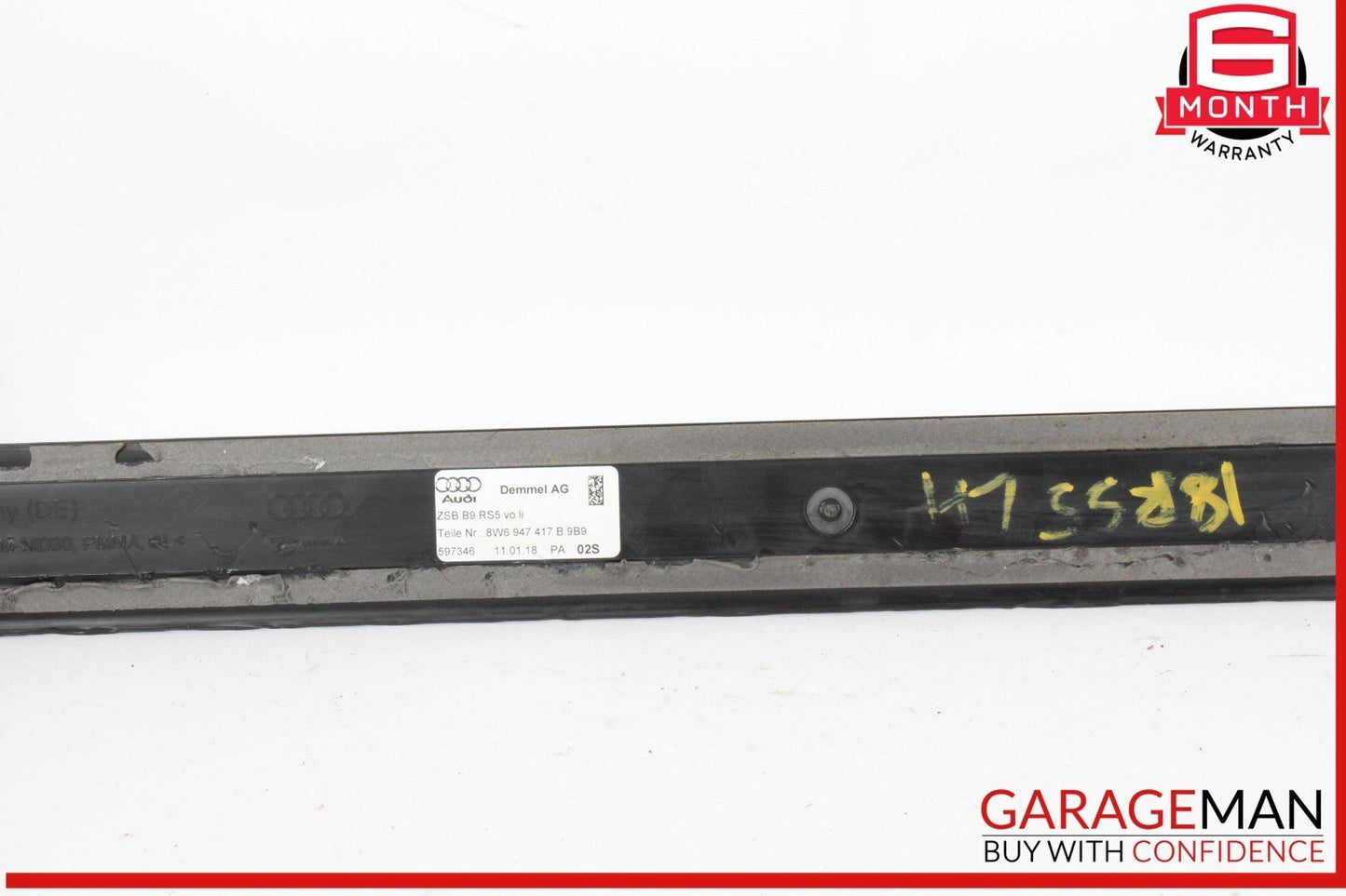 18-23 Audi RS5 Front Left and Front Right Side Door Sill Trim Set 8W6947417B OEM