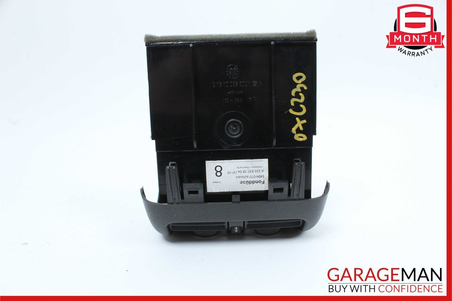 01-07 Mercedes W203 C230 Rear Center Console A/C AC Heater Air Vent Trim Black